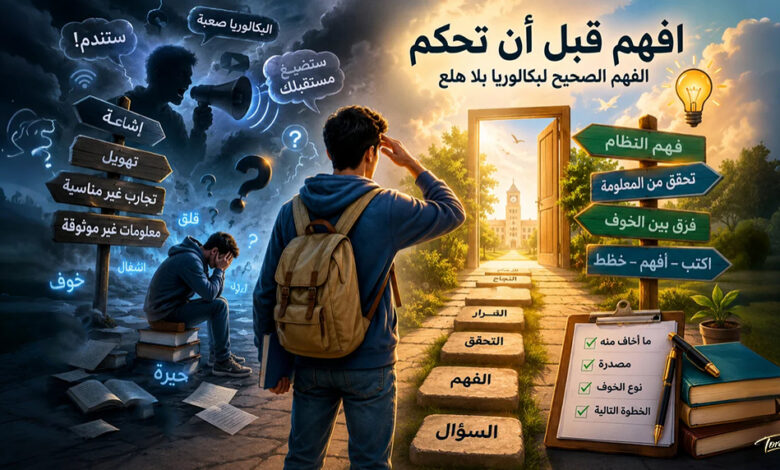 دليل البكالوريا بلا هلع في عصر مخ الصفحة الثانية