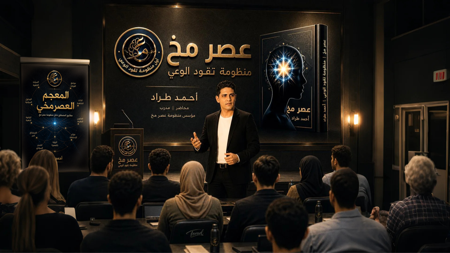 أحمد طراد محاضر ومدرب ومؤسس منظومة عصر مخ